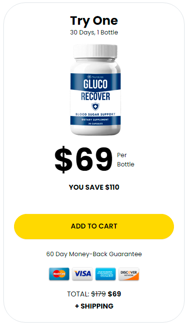 Gluco Recover-1bottle-price-just $69 Only!